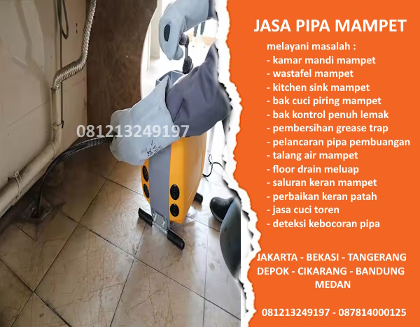 JASA SALURAN kamar mandi mampet di Bandung